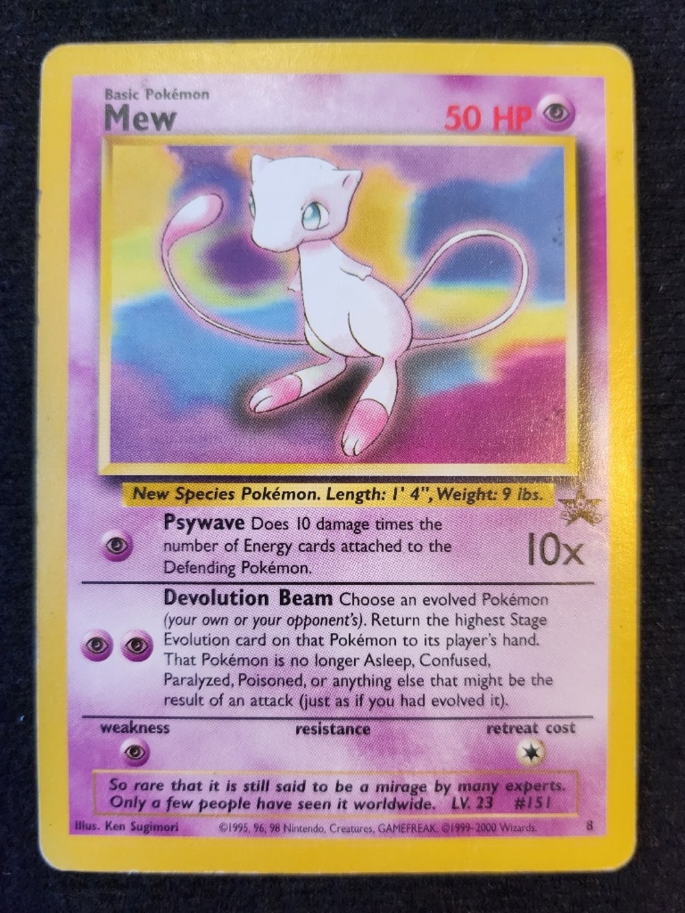 Mew (#8) - Original Pokémon Trading Card Game - Promo (1999)